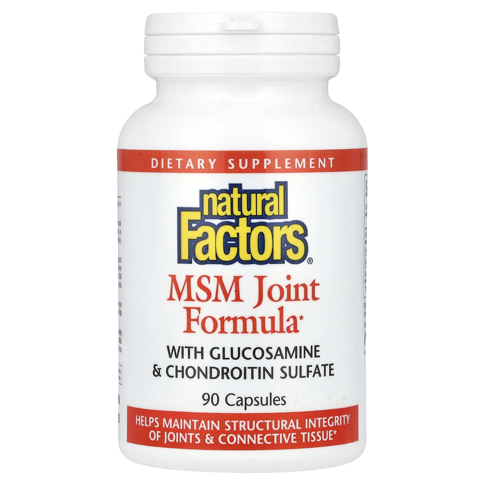 

MSM Joint Formula with Glucosamine and Chondroitin Sulfate, 90 Capsules