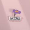 Jworg Flower Colorful Badge Distinctive Plant Design Flexible Decoration Pin For All Use