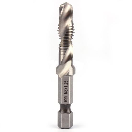 

1/4 дюйма шестигранный хвостовик, конические сверла биты M8 X 1.25