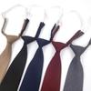 Navy Blue Solid Color Tie for Men and Women - JK Sailor Suit Style