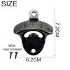 Wall Mounted Bottle Opener Vintage Zinc Alloy Beer Opener Creative Kitchen Bar Tool Home Decor