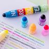 Buntstift Schüler Bunte Farbe Stift Textmarker Marker Stift Fest Fluoreszierender Stift Malstifte