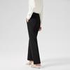 OVVOVV Women's Draped Knit Mid-Rise Relaxed Casual Pants