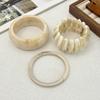 Artistic Retro Layered Irregular Elastic Bracelet Niche Textured Round Bracelet for Women