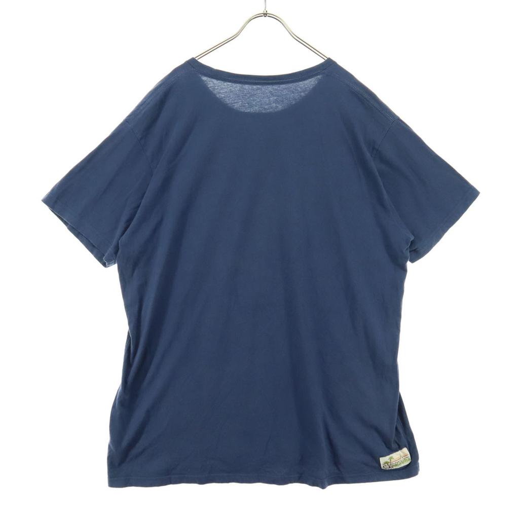 Columbia One Point Short Sleeve Round Neck T-shirt XL Navy STY00000 Men's Used