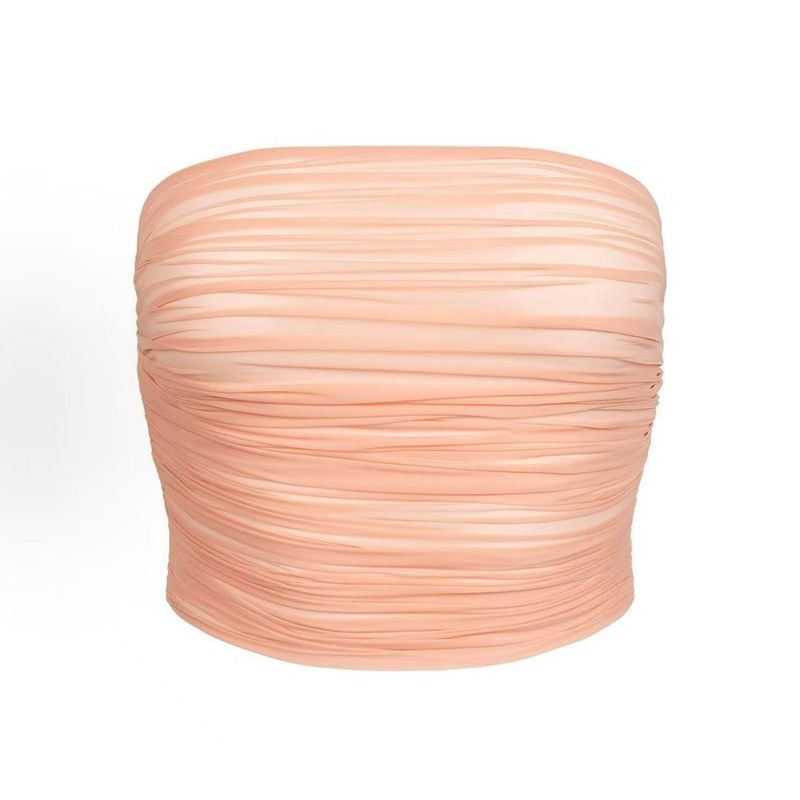 

Skims New Arrival Sexy Sexy Tube Top Tops Silm Slimming Skirt Long Casual Dress Women s Suit Naked Pink Tube Top L