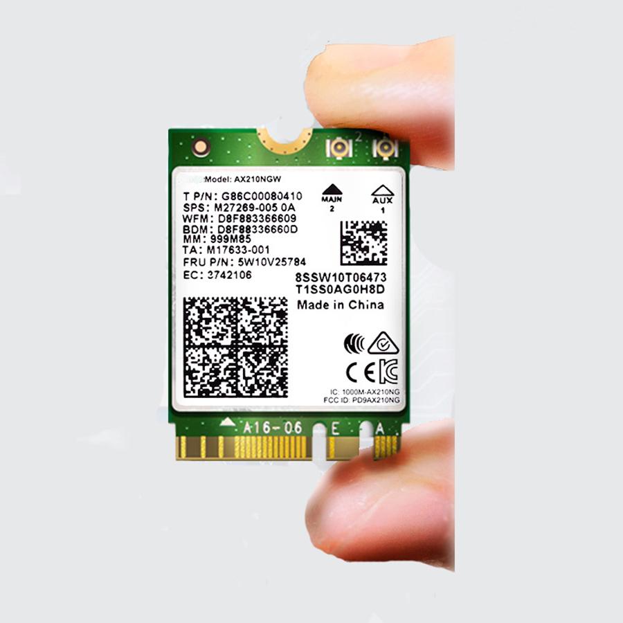 WiFi 6E M.2 For Intel AX210 3000Mbps laptop Internal Networking Card Bluetooth 5.2 Adapter