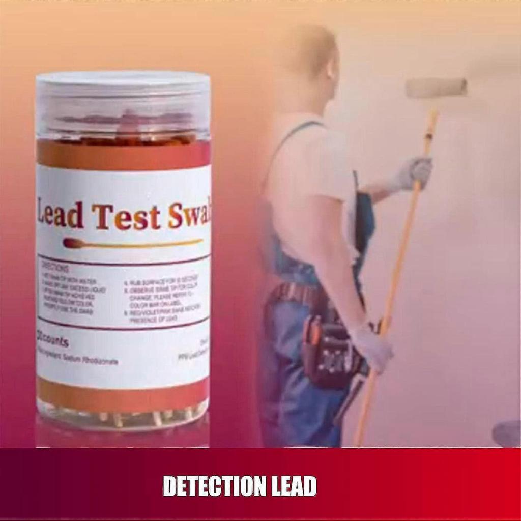 Lead Test Kit With Test Swabs,instant High-sensitive Non-toxic Lead Testing Kit | Non-toxic Home Instant Test Kit For Plaster, Painted Wood, Metal Vin