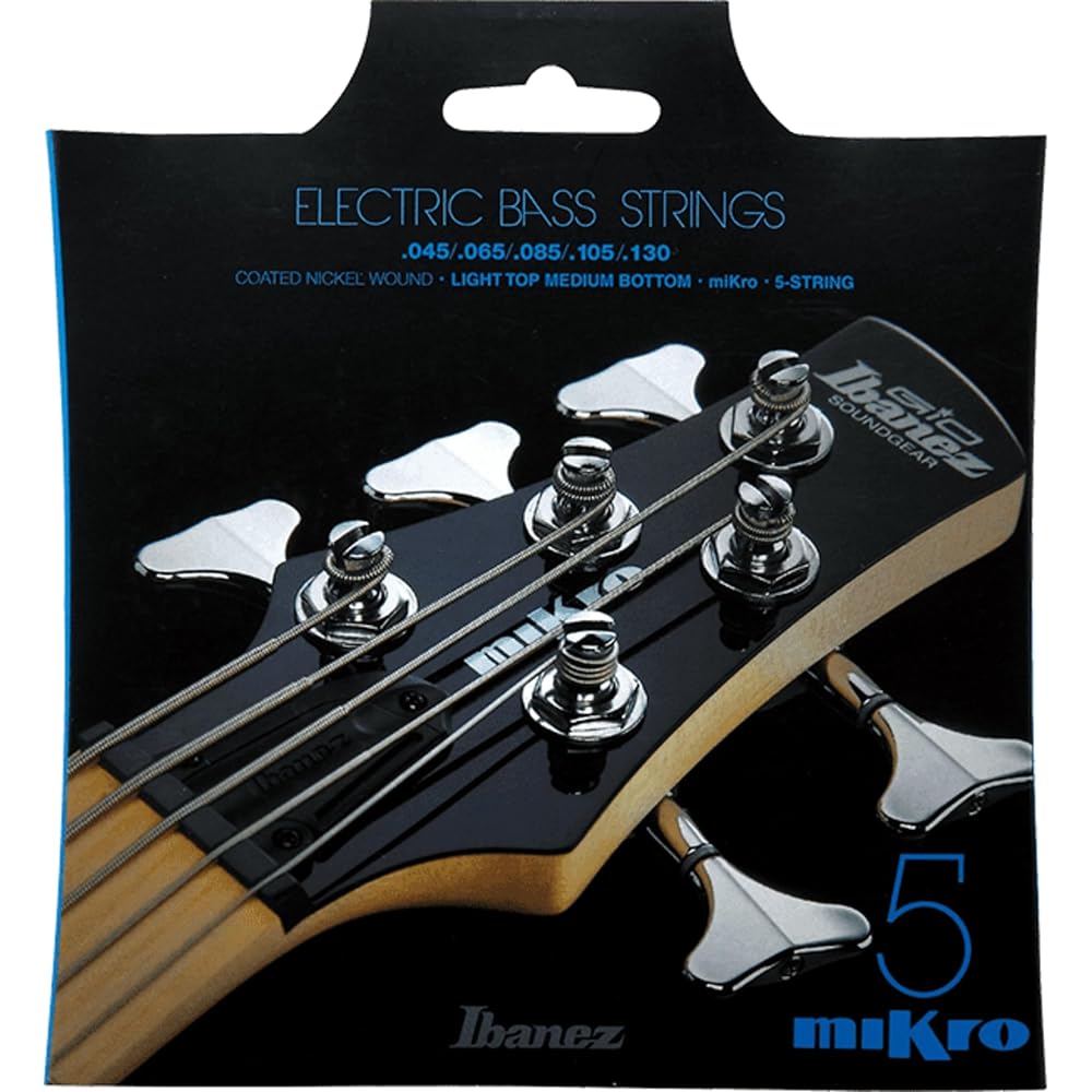 Ibanez IEBS5CMK Short Scale 5-String Bass Guitar Strings Set 45-130 Gauge