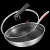 KOBACH 32cm 304 Stainless Steel Non-Stick Wok