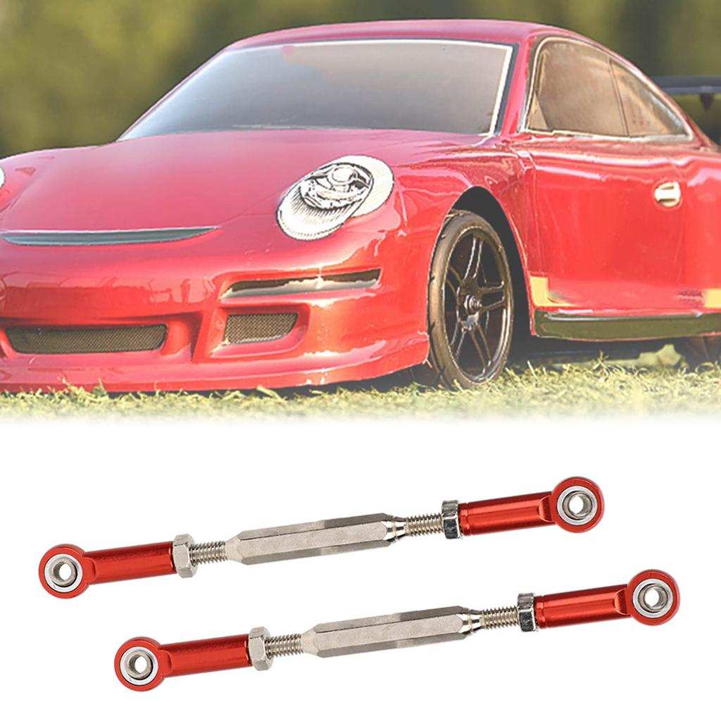 6Pcs 88mm Aluminum Alloy Push RodsTurnbuckle Rod Linkage Accessories for RC Car