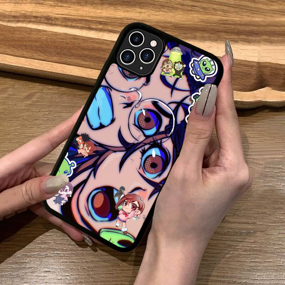 Dandadan Anime Phone Case Silicone PC+TPU For For IPhone 11 12 13 14 15 16 Plus Pro Max Cover