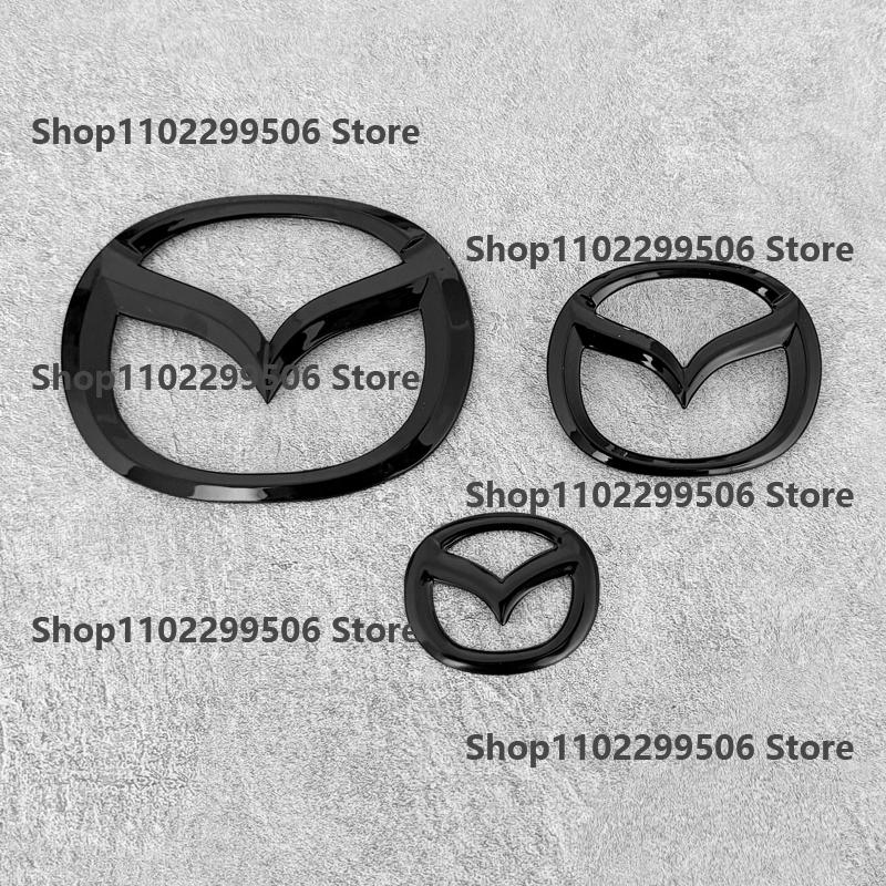 Griglia Frontale Auto ABS Emblema Adesivo Badge Portellone Posteriore Per Mazda CX-5 diesel SKYACTIV Technology D Logo Nero Lucido Accessori
