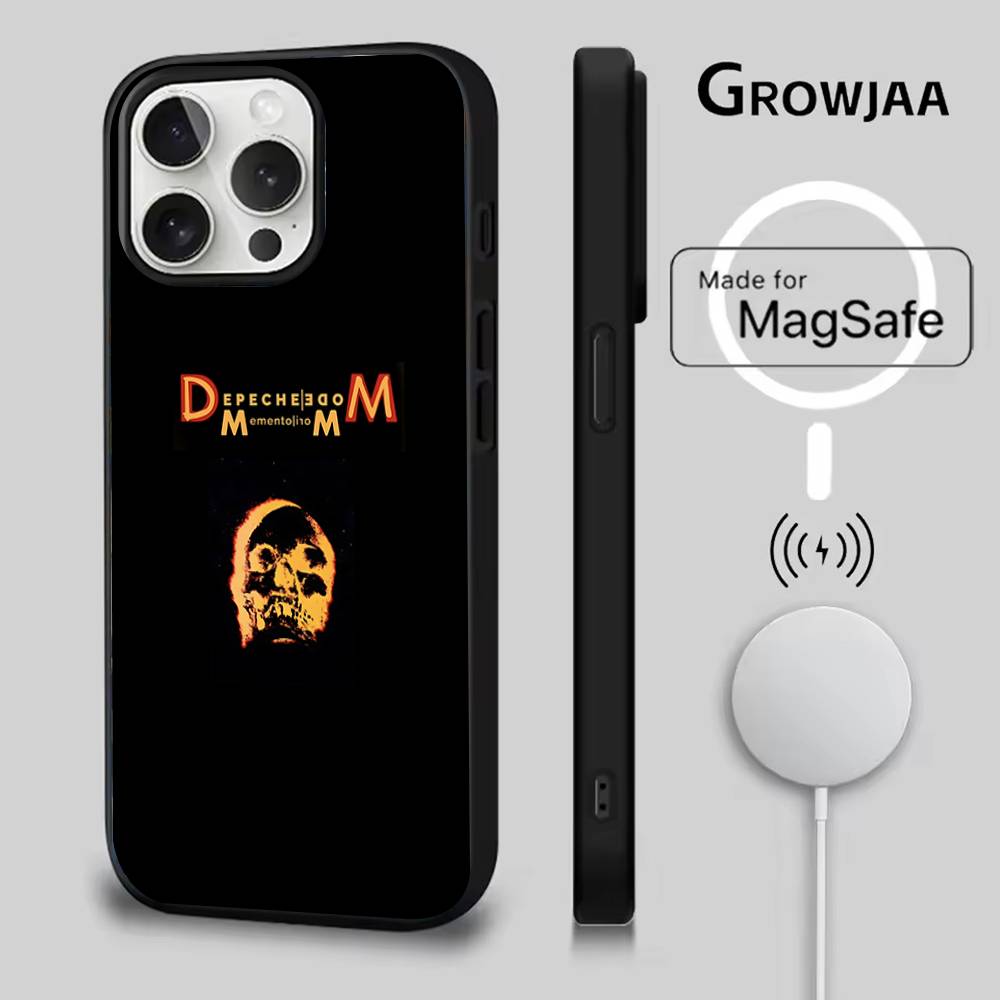 Band D-Depeches M-Modes Phone Case For iPhone 17,16,15,14,13,12,11,Pro,Max,Plus,Mini,SE4,E Magnetic Magsafe Wireless Charging