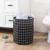 1x Foldable Laundry Basket Storage Bucket Japanese Cotton Linen Fabric Waterproof Dirty Laundry Toy Storage Basket Dirty Clothes