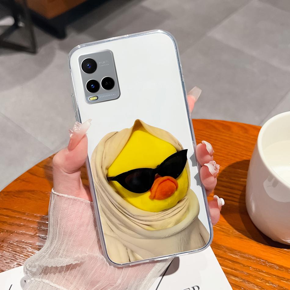 For Vivo Y21 Y21S Y21T Y21A Y21E Y21G Phone Case Painted Flowers Soft Clear TPU Silicone Funda For Vivo Y 21 Lightweight Bumper