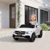 Elektroauto für Kinder, 12V Kinderauto mit Fernbedienung, LED-Lichter, Musik, 3 Geschwindigkeiten, 3-6 Jahre, Weiß