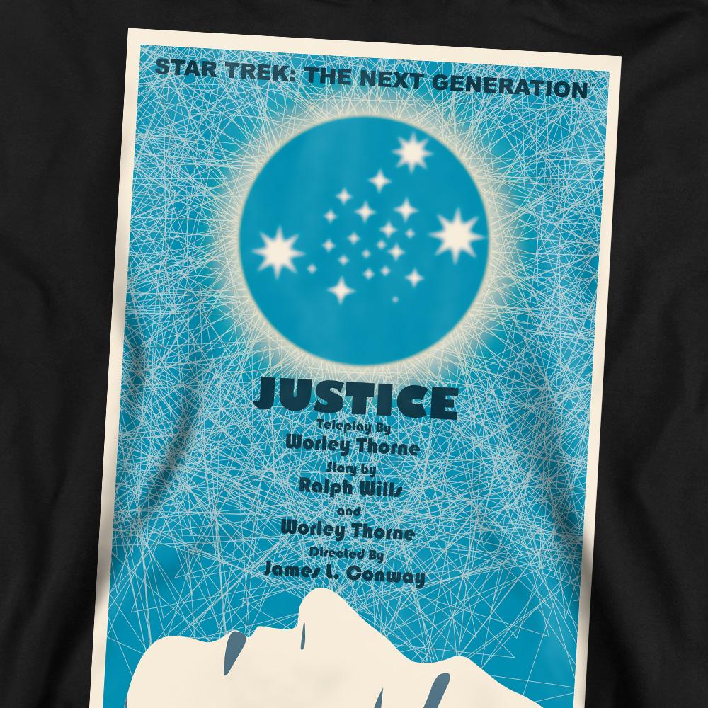 STAR TREK Unisex Adult The Next Generation Season 1 Episode 8 Sweatshirt