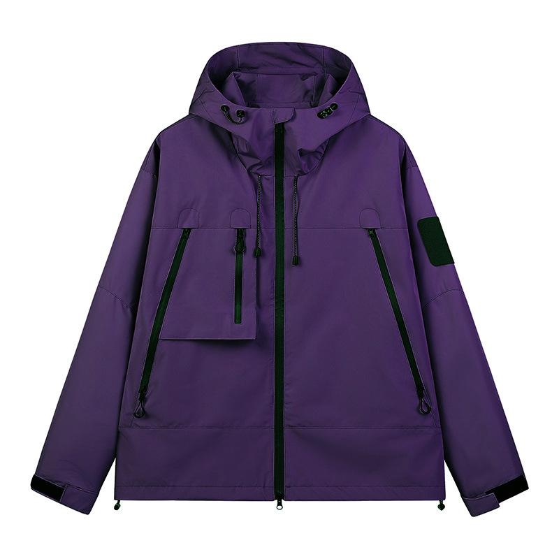 Three-proof Jacket Men's New Autumn Men's Functional Wind Tooling Outdoor Waterproof Men's and Women's Jackets