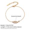 Elegant Zircon Stainless Steel Bracelet For Women 18K Gold Plated Bracelets Luxury Designer Waterproof Jewelry Gifts For Her