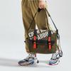 New LiNing Wave Fabric Crossbody Bag Shoulder Bag Unisex Army Green ABDR144-1