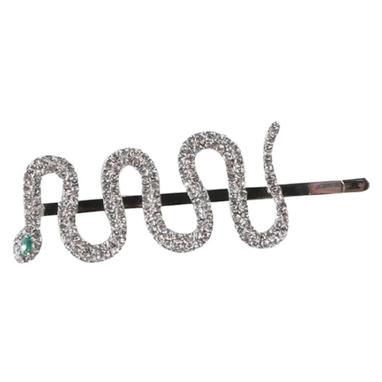 Snake Hair Accessories Hair Clip With Rhinestones And Metal Designs Prom Hair Decoration Hair Barrettes for Women Girls