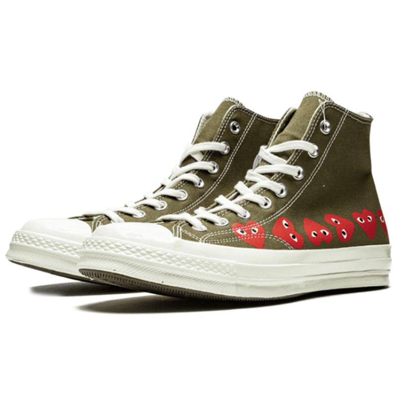 Converse Chuck Taylor All Star 70 Hi Comme Des Garcons Play Multi Heart Green