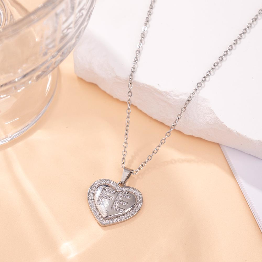 Kadın Lüks Titanyum Çelik Kolye Ucu Klavikula ve Uzun Kazak Kolyesi - Niş Tasarım