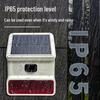 Wireless Solar-Powered Sound and Light Outdoor Siren Alarm