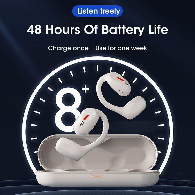 Smart Noise Reduction Headset Niye Bluetooth Earphone HiFi Stereo Wireless Headphones Sports ENC TWS Earbuds With Mic HD Call