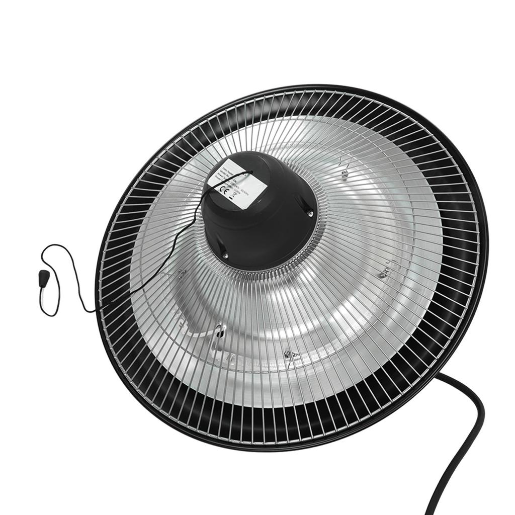 Hanging Patio Heater IP23 Waterproof Outdoor Ceiling Electric Heater Silent Operation 3s Heating