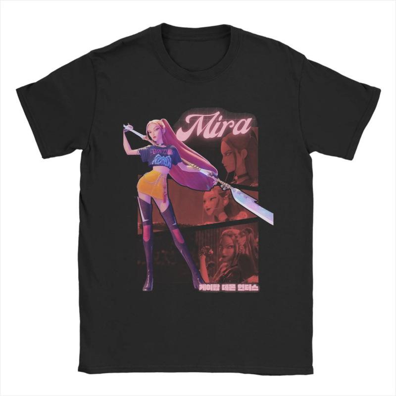 Fashion Women T-Shirt Customized T-Shirt Summer MIRA KPOP DEMON S