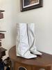 Skinny White Trouser Boots 2025 New Pointed High Knight Boots Wedge Heel Boots Women's Knee-length Boots