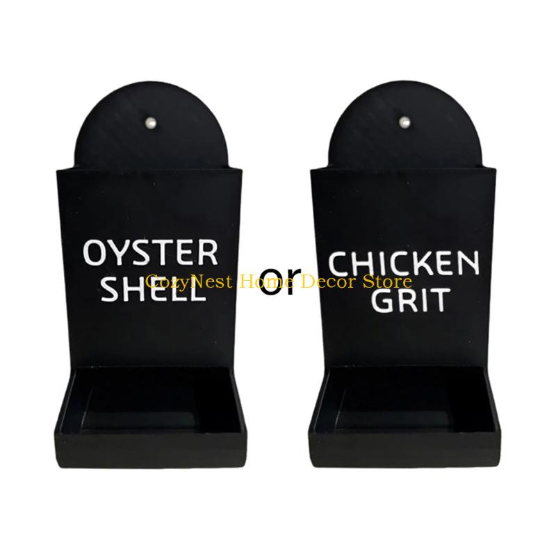 

92MF Gravities Feeder 3D Printed Home Decorative Pet Feeding Tool Hanging Design Creative Gift For Bird Reptiles Owners чорний