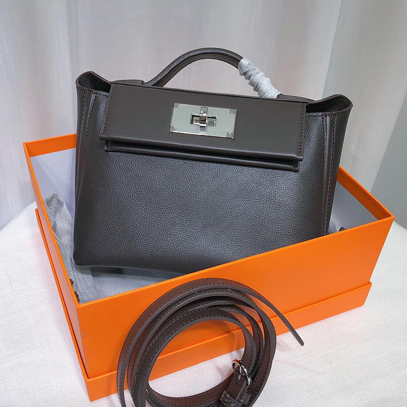 

Haute couture version imported Fubao leather 2424 packs wing bag genuine leather women s handbag cowhide shoulder messenger bag 21*10*17cm