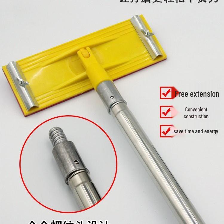 Adjustable Stainless Steel Telescopic Handle Waterproof Paint Roller Brush