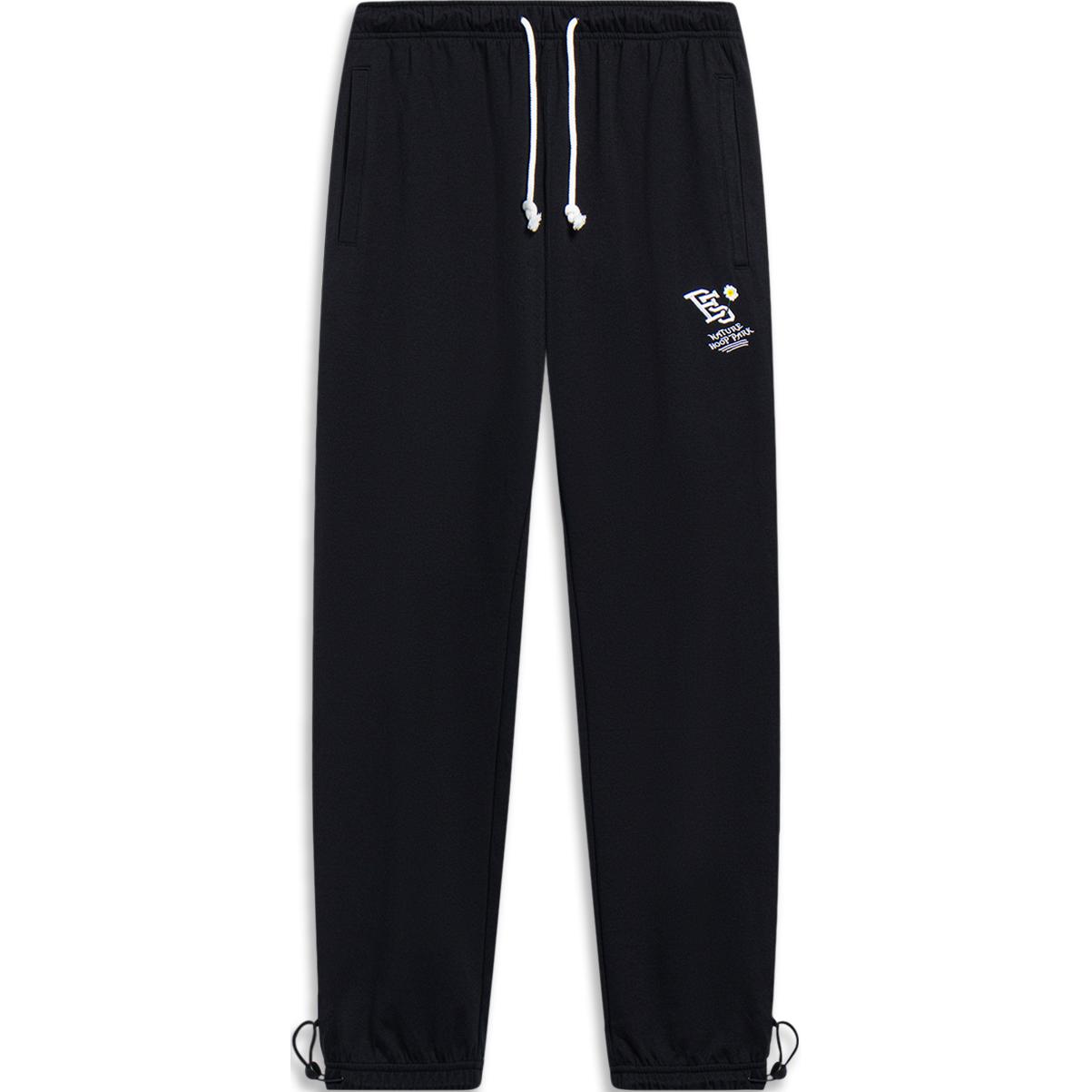

Li Ning Bad Five дышащие удобные модные трикотажные спортивные брюки мужские низ черные AKLT325-1 M