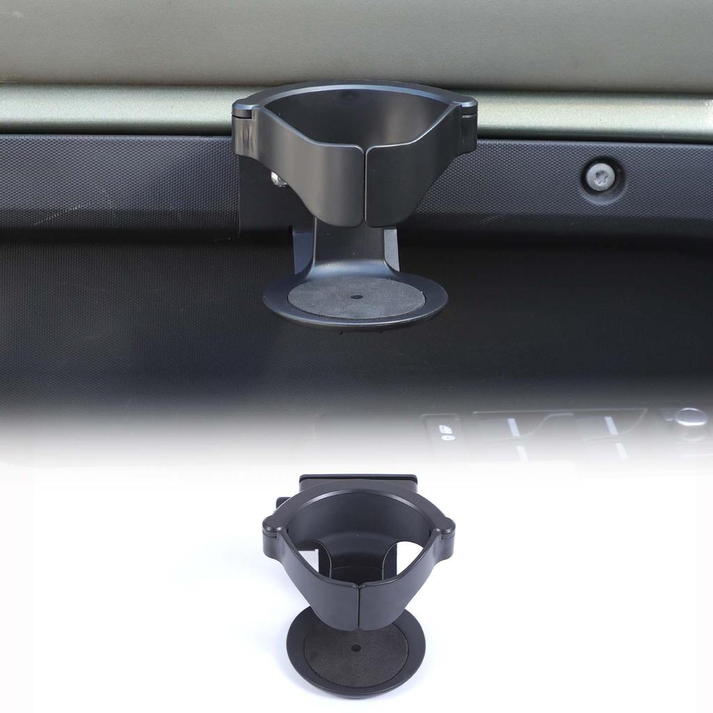 For Land Rover Defender 90 110 130 2020+ Carbon Steel Black Car Interior Door Panel Water Cup Beverage Holder Auto Accessories R5