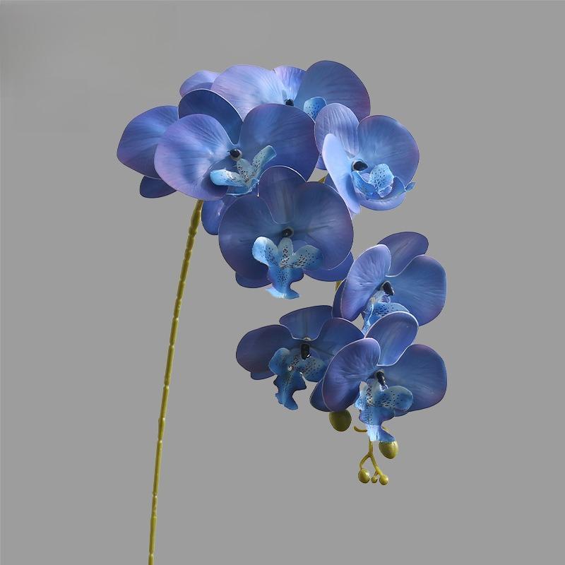 

6pcs Wedding Pink Phalaenopsis 3D Printed Artificial Flowers Hall Decoration 103cm Butterfly Orchid Branch Simulation Flower