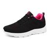 Spring and Summer Mother Net Shoes Light Soft Sole Sports Running Women Among the Elderly Casual Non-slip Travel Shoes Black Large Size