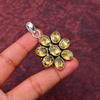 Citrine Gemstone Pendant Gemstone : 925 Sterling Silver Handmade Jewelry Pendant