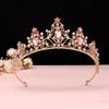 Black Baroque Crown Tiara Bride Eighteen Female Bar Mitzvah Birthday Princess Crown