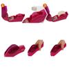 Handheld Tape Dispenser with Cutter, Transparent Desktop Adhesive Tape Cutter for Wrapping and Packaging