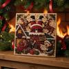 Shiny Faux Gemstone Craft Supplies Christmas Pearl Art Kit, DIY Rhinestone Painting 8" X 8", Cartoon 3D Picture Creation Snowman Animal Diamond