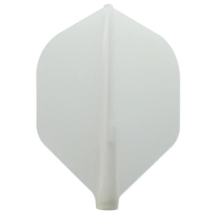 Fit Flights Ailettes Flechettes 6 Ailettes Flechettes unid. Fusée blanche transparente