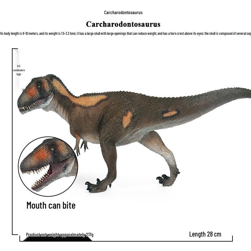 Large Jurassic Dinosaur Toy - Spinosaurus & T-Rex Model
