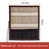 Ancient Style Canvas Calligraphy Brush Roll | Elegant Bamboo Pen Storage | Portable, Creative & Exquisite Design