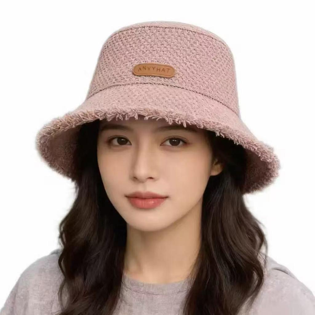 Hollow Out Grass Woven Fisherman's Hat Summer Outdoor Leisure Beach Hats Ladies' Casual Sunscreen Cap Travel Caps