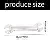 Mountain Bicycles Hub Cone Adjuster Wrench Carbon Steel Bike Open End Hub Wrench Replacement Cycling Repair Tool