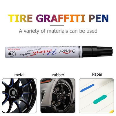 Car Tyre Tire Tread Rubber Paint Marker Pen Waterproof Permanent Graffiti Marker